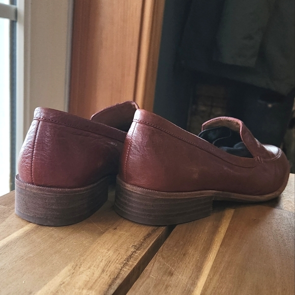 Brown Leather Madewell Frances Loafers size 6 - Picture 6 of 9